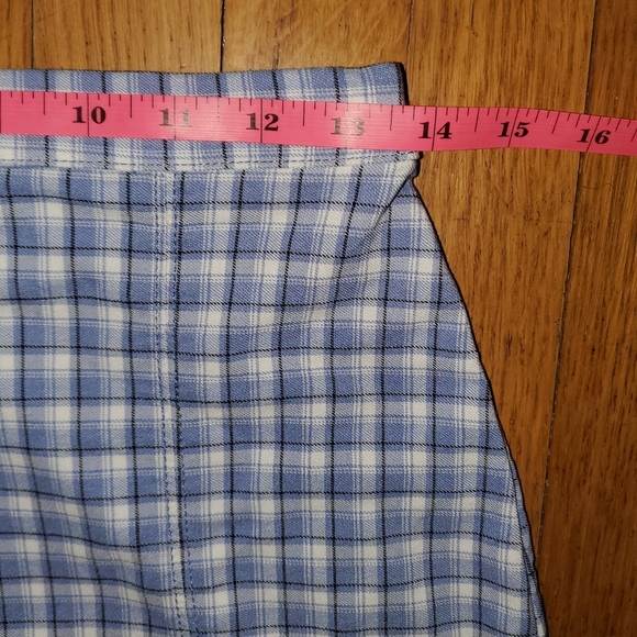 Hollister Blue and White Ultra High Rise Mini Skirt - Picture 5 of 7